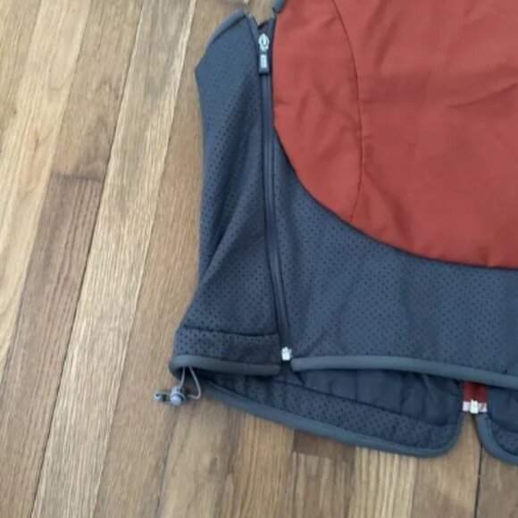 Vintage Tumi Rust Travel Vest Medium Men Cargo Outdoor Tactical - Picture 10 of 11